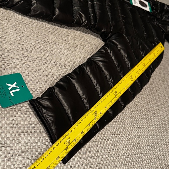 KENNETH COLE BLACK WOMENS HOODED QUILTED LINED  PUFFER JACKET SIZES S  L XL XXL - Picture 4 of 16